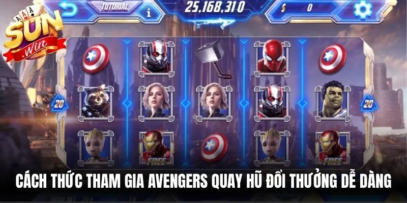 Cách thức tham gia Avengers quay hũ đổi thưởng cực kỳ dễ dàng