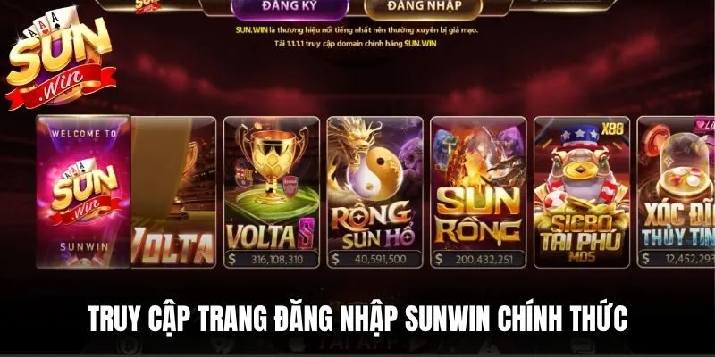 Truy cập trang đăng nhập Sunwin chính thức, tránh nguồn giả mạo