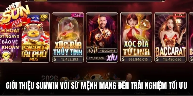 Giới thiệu Sunwin với sứ mệnh mang đến trải nghiệm tối ưu cho người dùng