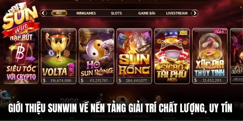Giới thiệu Sunwin về nền tảng giải trí chất lượng, uy tín trên thị trường
