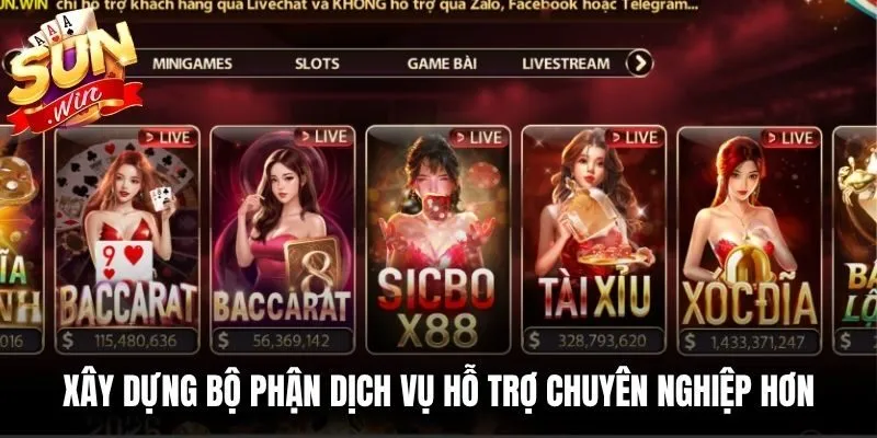 Xây dựng bộ phận dịch vụ hỗ trợ chuyên nghiệp hơn