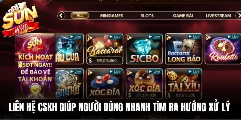 Liên hệ CSKH giúp người dùng nhanh chóng tìm ra hướng xử lý phù hợp