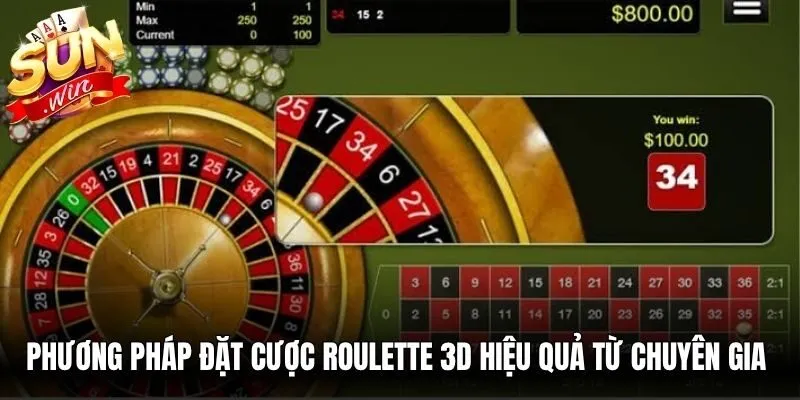 Phương pháp đặt cược roulette 3D hiệu quả từ chuyên gia cá cược