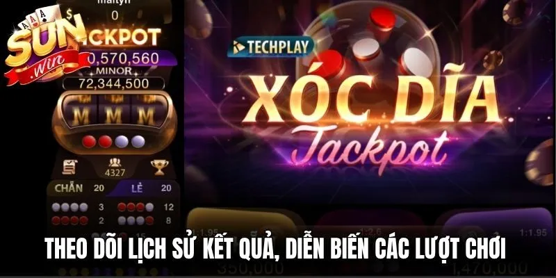 Theo dõi lịch sử kết quả, diễn biến các lượt chơi để có thêm thông tin tham khảo